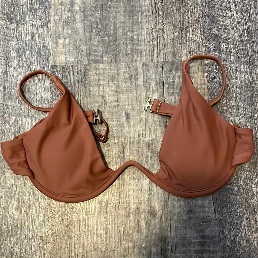 Mauve bikini top